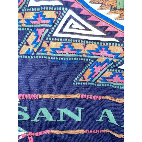 Vintage San Antonio Shirt H.L. Miller USA 90s Cactus Southwest Graphic Tee Large - Picture 11 of 12